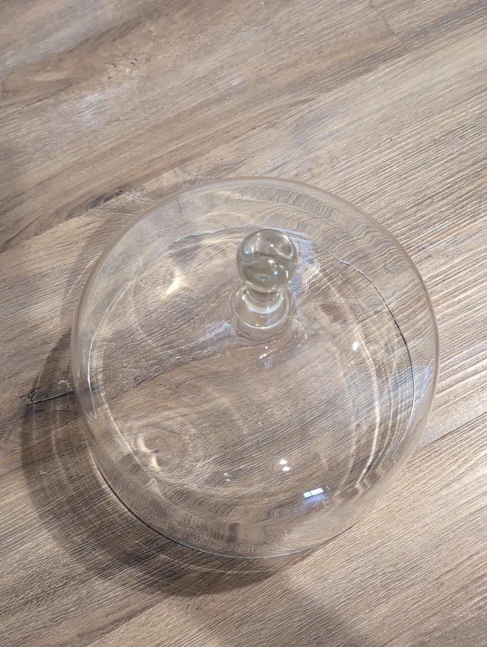 Cake Dome Clear Glass 10